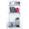 Triton Products Wall Mount Shelving Unit W/ 3 Steel Wire Shelves & Mounting Hardware, White, 33" W x 63" H 1799-WHT - alternate 7